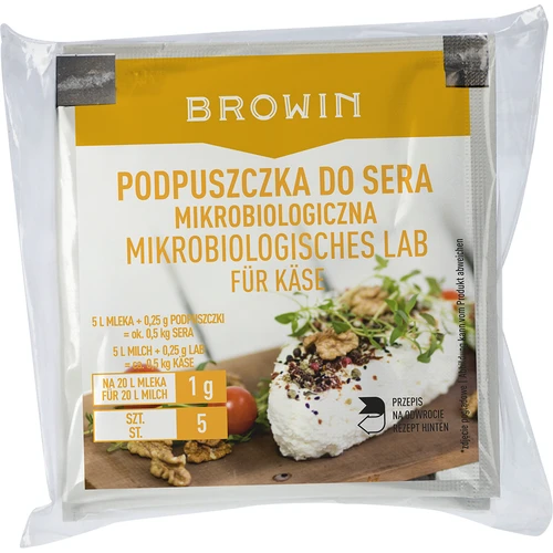Caglio microbico per formaggi 5 x 1 g