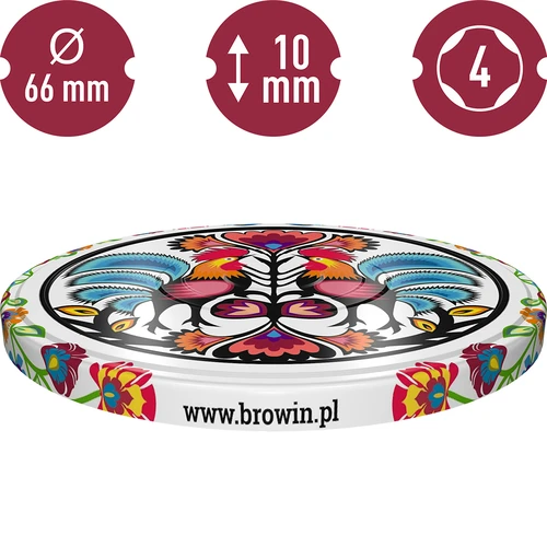 Capsule Twist-Off 66 mm Folk - 10 pz. - 3