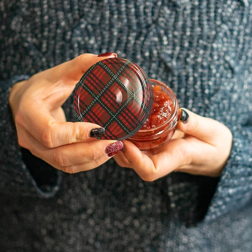 Capsule twist-off Ø 66 tartan scozzese assortite, 10 pz - 9