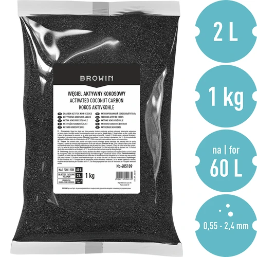 Carbone attivo da gusci di cocco 1 kg - 3