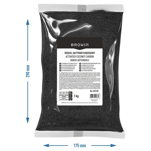 Carbone attivo da gusci di cocco 1 kg - 6