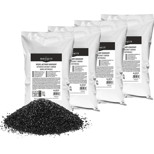 Carbone attivo di cocco 1 kg x 4 - confezione
