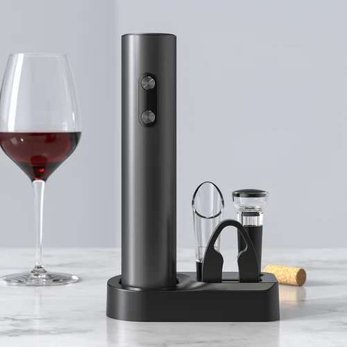 Cavatappi elettrico con accessori per il vino - 3