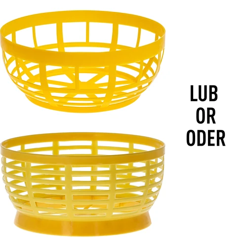 Cestello in plastica per damigiana 5 L, giallo - 3