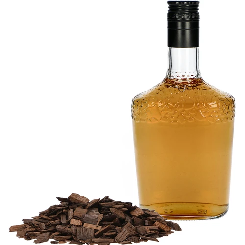 Chips di rovere a tostatura forte per aromatizzare alcolici (whisky, bourbon, brandy, cognac, birra), 50 g - 5