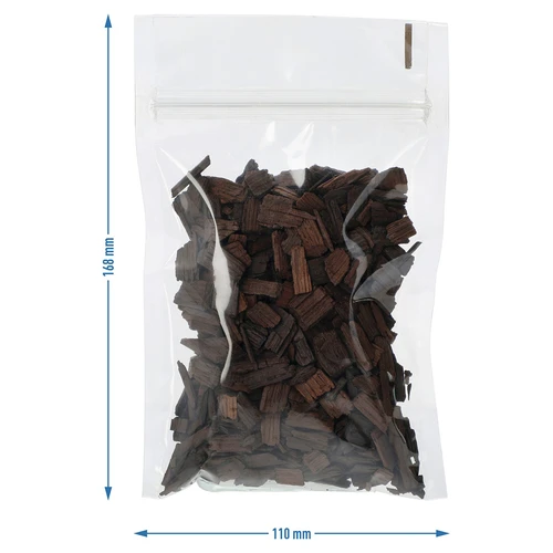Chips di rovere a tostatura forte per aromatizzare alcolici (whisky, bourbon, brandy, cognac, birra), 50 g - 7