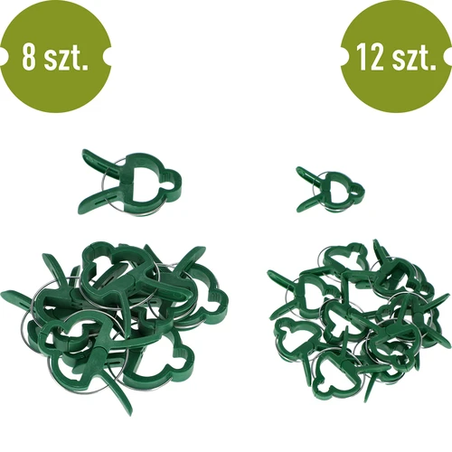 Clip per fissare le piante 20 pz (8 grandi/12 piccoli) - 2