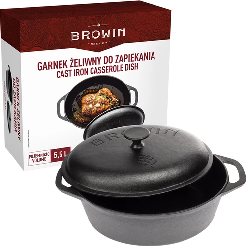 Cocotte in ghisa da forno, 5.5 L - 5