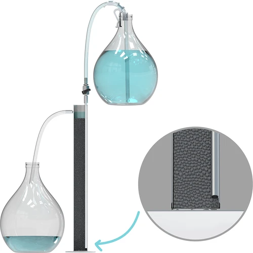Colonna filtrante premium in acciaio inox, con accessori e carbone attivo inclusi - 11