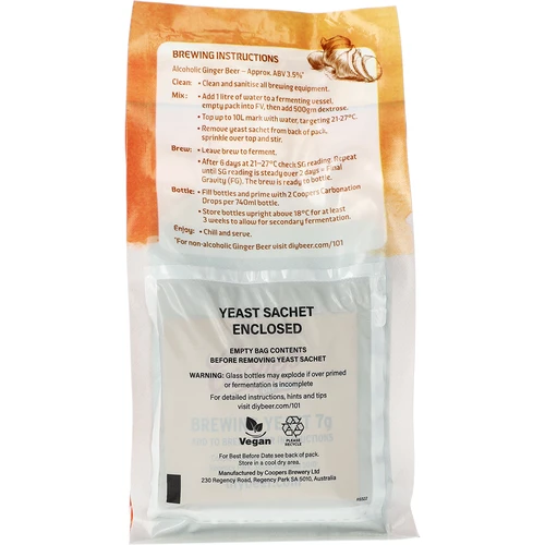 Concentrato Coopers per preparare Ginger Beer, 0,5 kg - 3
