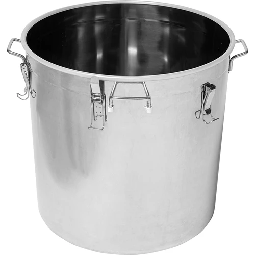 Contenitore in acciaio inox 161 L con coperchio - 2