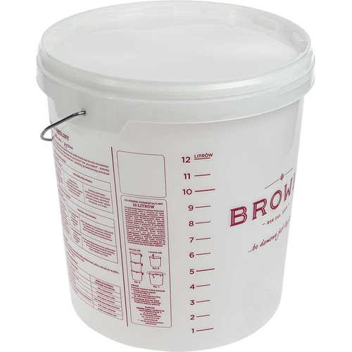 Contenitore per fermentazione - con stampa e coperchio, 15 L - 2