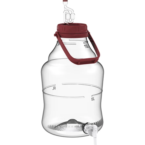 Damigiana 10 L con maniglia e rubinetto - 3