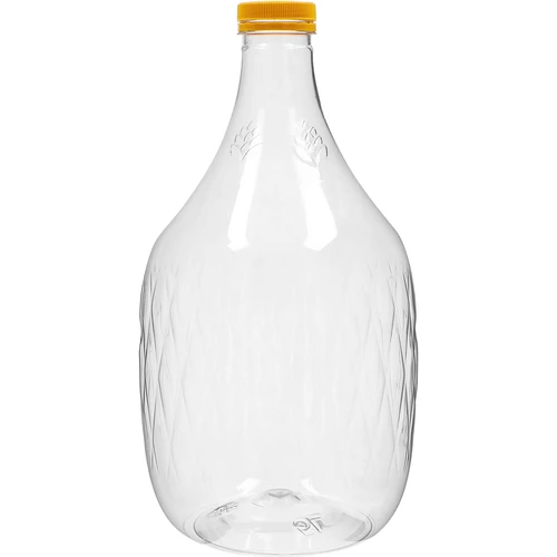 Damigiana 5 L in PET, con tappo a vite