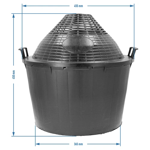 Damigiana da 34 L con cestello in plastica - 6
