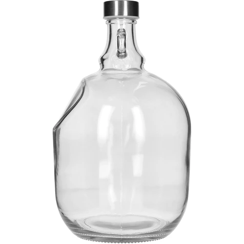 Damigiana Dama 3 L con tappo a vite in metallo (diametro 43 mm) e manico - 2