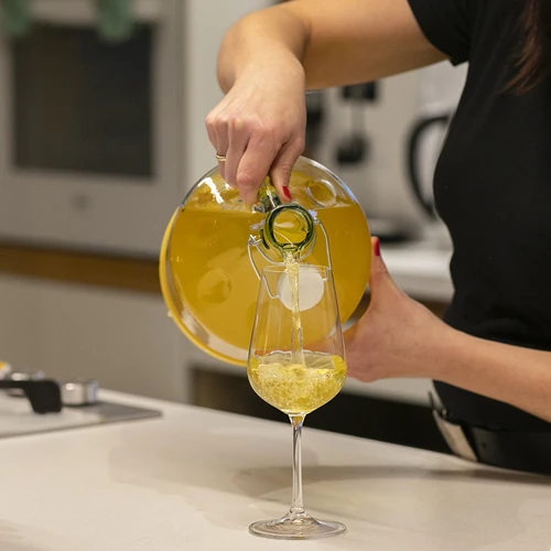Damigiana Dama 5 L con manico in vetro - 3
