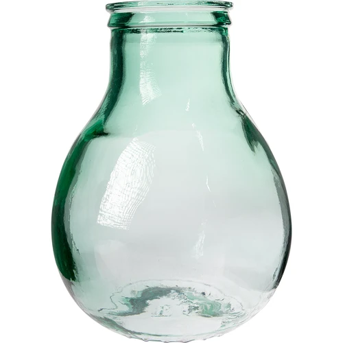 Damigiana per vino 10 L a bocca larga con cestello in plastica - 2