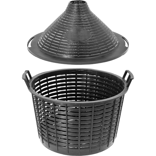 Damigiana per vino 25 L con cestello in plastica - 5