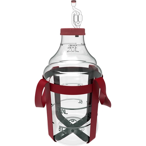 Damigiana per vino leggera e infrangibile con imbracatura, 20 L