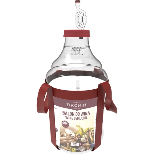 Damigiana per vino leggera e infrangibile con imbracatura, 20 L - 3