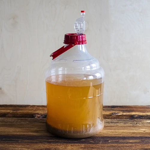 Damigiana per vino leggera, infrangibile, con manico, 10 L - 14