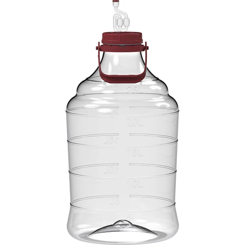 Damigiana per vino leggera, infrangibile, con maniglia, 25 L