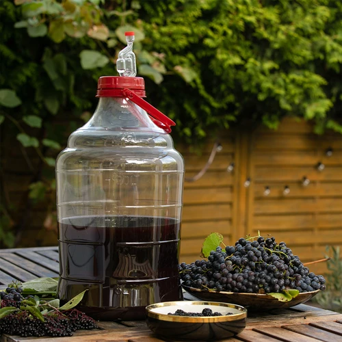 Damigiana per vino leggera, infrangibile, con maniglia, 25 L - 7