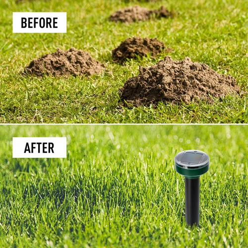 Dissuasore solare per talpe – protezione del giardino efficace, sicura e rispettosa degli animali, 1 pz. - 12