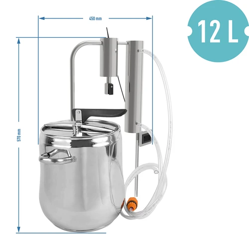 Distillatore e pentola a pressione 2 in 1 12 L - 8