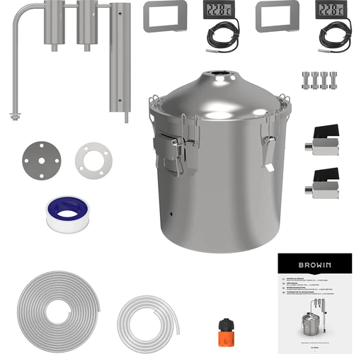 Distillatore hawkSTILL 1.0 CONVEX 30 L - 2 decantatori - 3