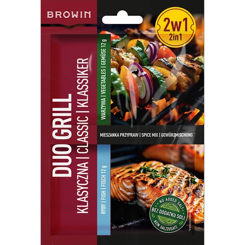 Duo Grill Classica per pesce e verdure - mix di spezie 2 in 1, 2 x 12 g