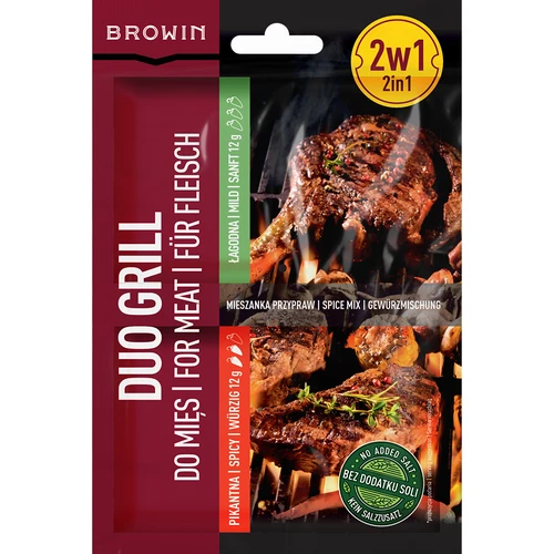 Duo Grill per carne, mix di spezie 2 in 1, 2 x 12 g