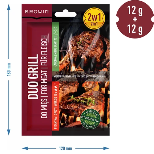 Duo Grill per carne, mix di spezie 2 in 1, 2 x 12 g - 4
