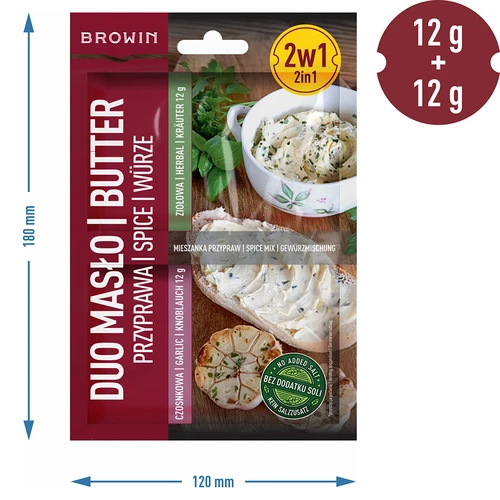 Duo Masło - insaporitore all'aglio e alle erbe 2 in 1, 2 x 12g - 4