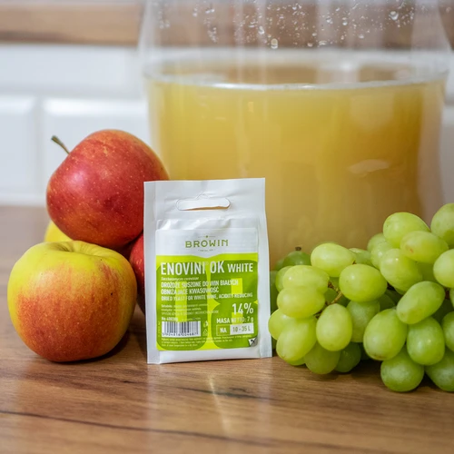 Enovini® OK WHITE - lievito enologico che riduce l'acidità 7 g - 8