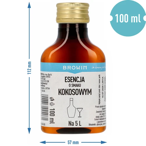 Essenza al cocco, per 5 L - 100 ml - 7