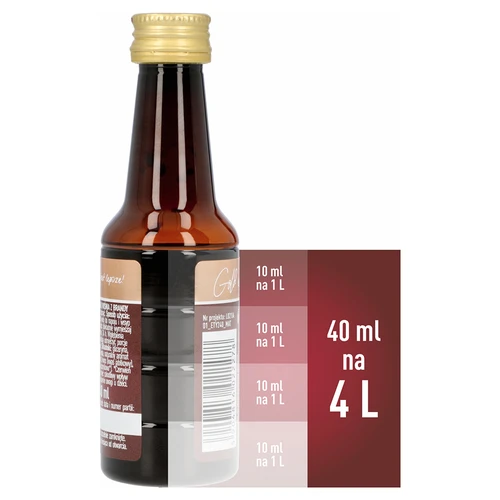 Essenza al gusto ciliegia al brandy, 40 ml - per 4 L - 5