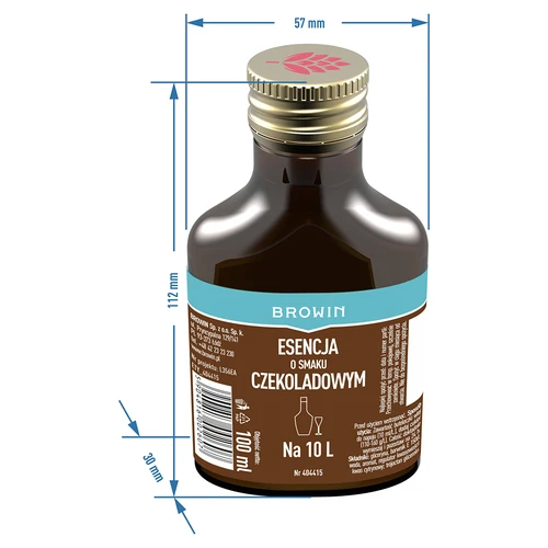 Essenza al gusto di cioccolato da 100 ml per 10 L - 5