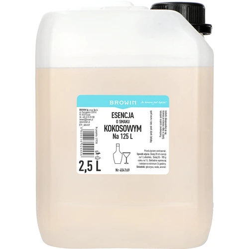 Essenza al gusto di cocco, 2,5 L, per 125 L di bevanda pronta