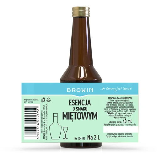Essenza al gusto di menta per 2 L - 40 ml - 4