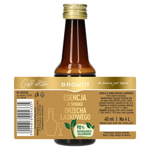 Essenza al gusto di nocciola per 4 L - 40 ml - 7