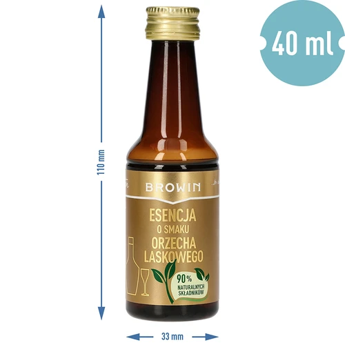 Essenza al gusto di nocciola per 4 L - 40 ml - 8