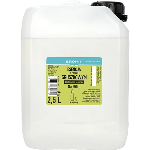 Essenza al gusto di pera, con aroma naturale, 2,5 L