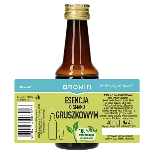 Essenza al gusto di pera - liquore alla pera, concentrato 40 ml - 5