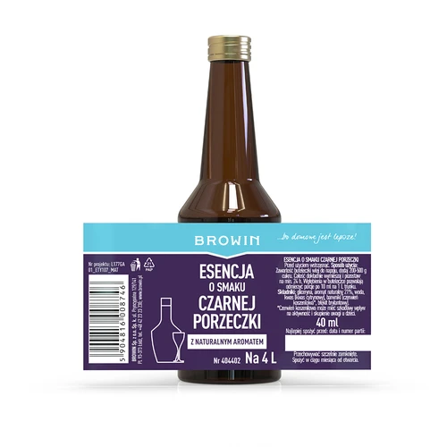 Essenza al gusto di ribes nero con aroma naturale per 4 L - 40 ml - 6