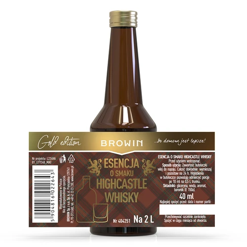 Essenza al gusto Highcastle Whisky per 2 L - 40 ml - 4