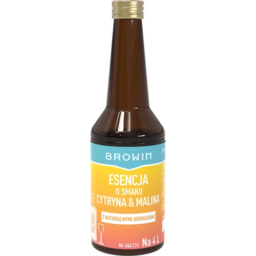 Essenza al gusto limone e lampone - 40 ml, per 4 L