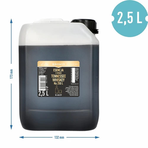 Essenza al gusto Tennessee Whiskey 2,5 L, per aromatizzare fino a 250 L di bevanda finita - 3