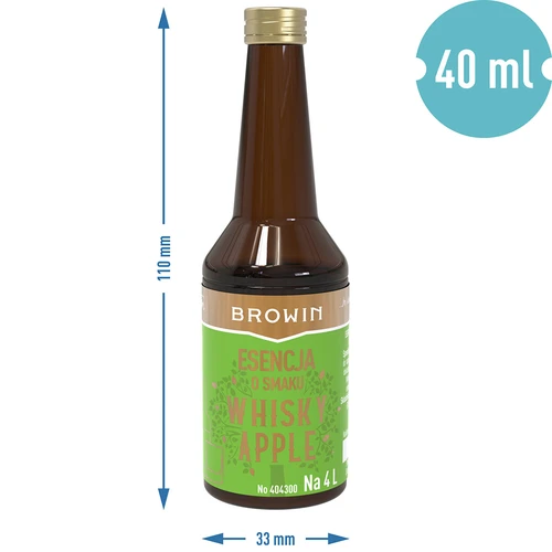 Essenza al gusto Whisky Apple - 40 ml, per 4 L - 7